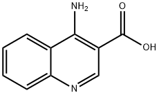4-氨基喹啉-3-羧酸 结构式
