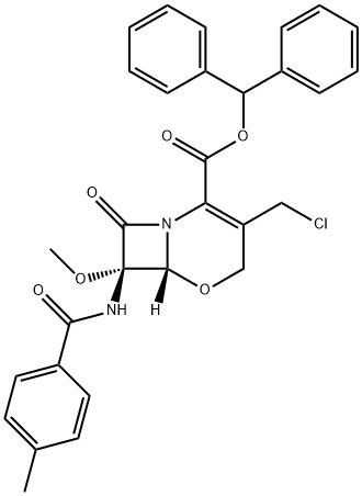 拉氧头孢杂质 结构式