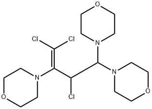 4,4',4''-[2-chloro-1-(dichloromethylene)propan-1-yl-3-ylidene]trismorpholine 结构式