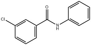 3-氯-N-苯基苯甲酰胺 结构式