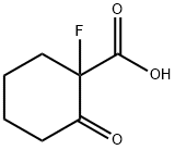 Cyclohexanecarboxylic acid, 1-fluoro-2-oxo- (9CI) 结构式
