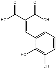 Propanedioic acid, [(2,3-dihydroxyphenyl)methylene]- (9CI) 结构式