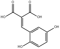 Propanedioic acid, [(2,5-dihydroxyphenyl)methylene]- (9CI) 结构式