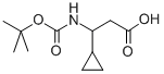 3-((tert-Butoxycarbonyl)amino)-3-cyclopropylpropanoic acid