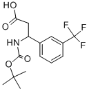 3-((tert-Butoxycarbonyl)amino)-3-(3-(trifluoromethyl)phenyl)propanoicacid