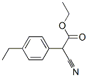 Benzeneacetic acid, alpha-cyano-4-ethyl-, ethyl ester (9CI) 结构式