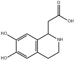 1-Isoquinolineacetic acid, 1,2,3,4-tetrahydro-6,7-dihydroxy- (9CI) 结构式
