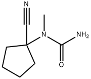 Urea, N-(1-cyanocyclopentyl)-N-methyl- (9CI) 结构式