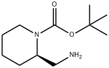 R-1-BOC-2-氨甲基哌啶 结构式