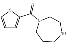1,4-二叠氮烷-1-基(2-噻吩)甲酮 结构式