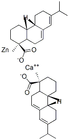 树脂酸钙锌盐 结构式