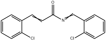 3-(2-Chlorophenyl)-N-[(2-chlorophenyl)methylene]propenamide 结构式