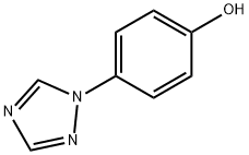 4‘-（1H-1,2,4-三唑基）苯酚 结构式