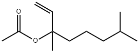 3,7-二甲基-1-辛烯-3-醇乙酸盐 结构式