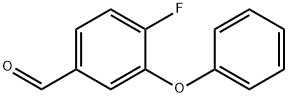 4-氟-3-苯氧基苯甲醛 结构式