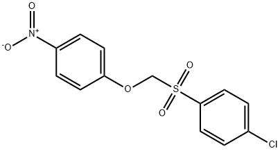 1-chloro-4-[(4-nitrophenoxy)methylsulfonyl]benzene 结构式
