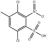 2,5-dichloro-3-nitrotoluene-4-sulphonic acid  结构式