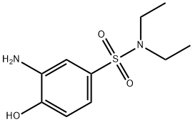 3-氨基-N,N-DIETHYL-4-HYDROXYBENZO-1-SULFONAMIDE 结构式