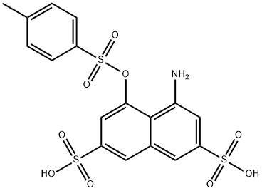 4-amino-5-(tosyloxy)naphthalene-2,7-disulfonic acid 结构式