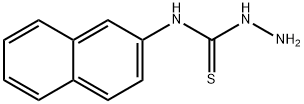 4-(2-Naphtyl)thiosemicarbazide 结构式