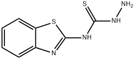 Hydrazinecarbothioamide, N-2-benzothiazolyl- (9CI) 结构式