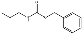 (2-碘乙基)氨基甲酸苄酯 结构式