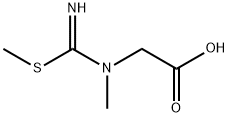 Glycine, N-[imino(methylthio)methyl]-N-methyl- (9CI) 结构式