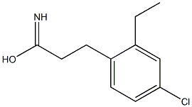 3-(4-CHLORO-PHENYL)-PROPIONIMIDIC ACID ETHYL ESTER 结构式