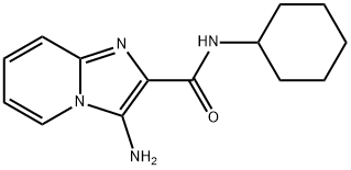 Imidazo[1,2-a]pyridine-2-carboxamide, 3-amino-N-cyclohexyl- (9CI) 结构式