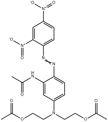2,2'-[[3-acetamido-4-[(2,4-dinitrophenyl)azo]phenyl]imino]diethyl diacetate 结构式