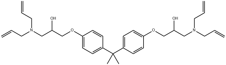 ALLYLATED BISPHENOL ''A'' GLYCIDYL ETHER OLIGOMER 结构式