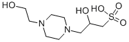 3-(羟乙基哌嗪)-2-羟基丙磺酸 结构式