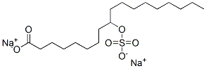 sodium 9-(sulphooxy)octadecanoate 结构式