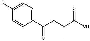 4-(4-氟苯基)-2-甲基-4-氧代丁酸 结构式