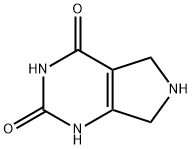 6,7-Dihydro-5H-pyrrolo[3,4-d]pyrimidine-2,4-diol 结构式