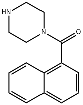 1-Naphthyl(1-piperazinyl)methanone 结构式