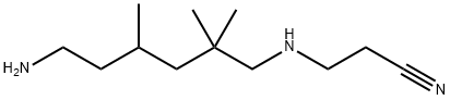 3-[(6-amino-2,2,4-trimethylhexyl)amino]propanenitrile 结构式