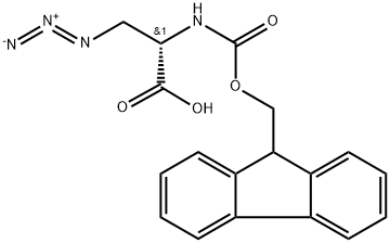 FMOC-Β-叠氮-ALA-OH 结构式
