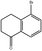 5-溴-1-四氢萘酮 结构式