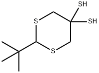 2-tert-Butyl-1,3-dithiane-5,5-dithiol 结构式