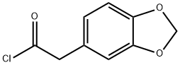 1,3-苯并二氧唑-5-基乙酰氯 结构式
