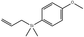 烯丙基(4 -甲氧基苯基)二甲基硅烷 结构式