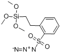 4-[2-(三甲氧基硅烷基)乙基]苯-1-磺酰基叠氮化合物 结构式