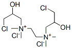 ethylenebis[(3-chloro-2-hydroxypropyl)dimethylammonium] dichloride 结构式