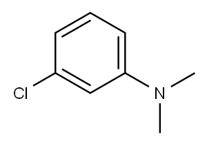 3-氯-N,N-二甲基苯胺 结构式