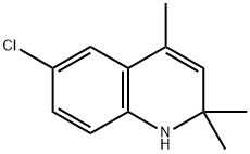6-氯-1,2-二氢-2,2,4-三甲基喹啉 结构式