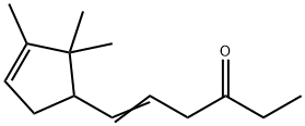 6-(2,2,3-trimethylcyclopent-3-en-1-yl)hex-5-en-3-one 结构式