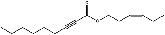 2-壬炔酸-顺-3-己烯酯 结构式
