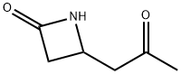 2-Azetidinone, 4-(2-oxopropyl)- (9CI) 结构式