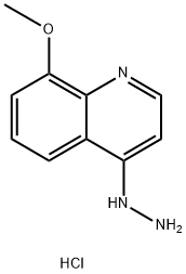 4-HYDRAZINO-8-METHOXYQUINOLINE HYDROCHLORIDE 结构式